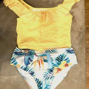 New Live life on the Beach women's Tankini swim suite